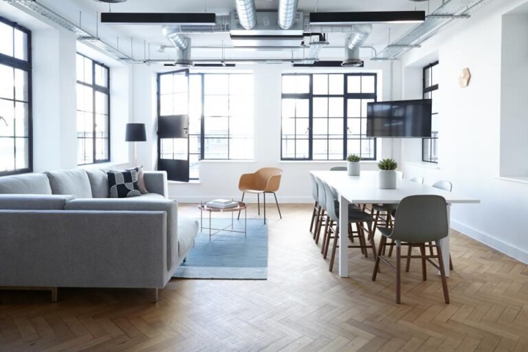 Interior design planning and material selection
