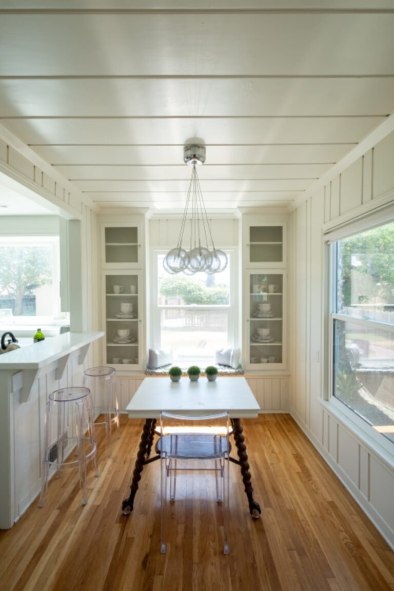 Renovated modern kitchen interior